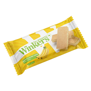 ویفر با کرم موزی وینکرز