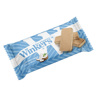 ویفر با کرم نارگیلی وینکرز